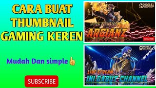 Cara Buat Thumbnail Gaming Keren | Mobile Legends | Game