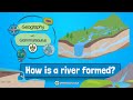 Geography with Grammarsaurus - How is a river formed?