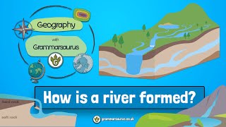 Geography with Grammarsaurus - How is a river formed?