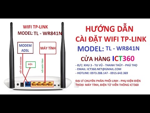 Video Hướng dẫn cài đặt nhanh wifi TP-LINK TL-WR841N - youtube