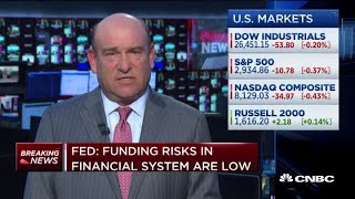 Fed: Asset valuations relatively high, investors exhibit high appetite for risk