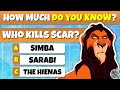 The Lion King Quiz