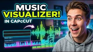 How to Add Audio Visualizer in CapCut | Make Music React to Sound!