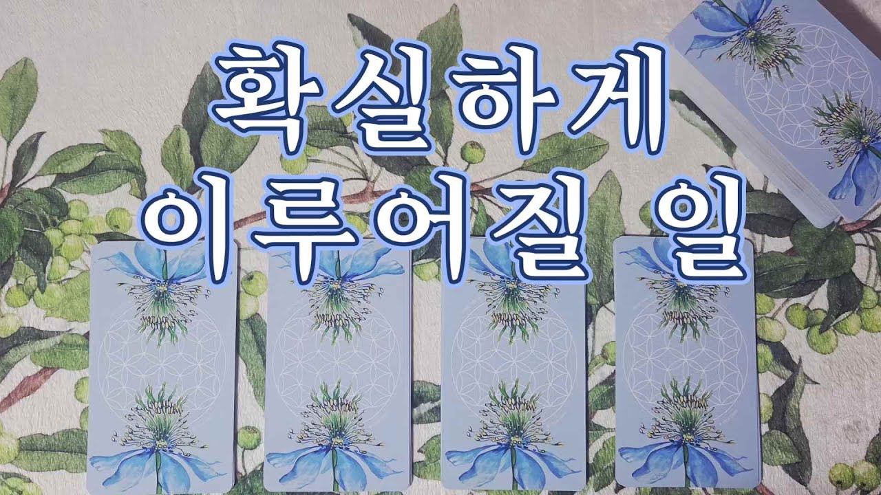 타로🔮｜확실하게 이루어질 나의 기회