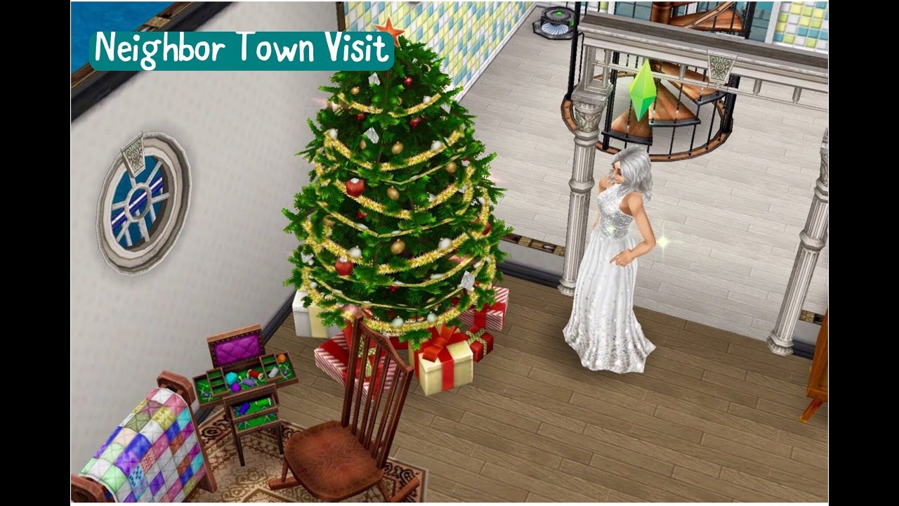 SIMS FREEPLAY NEIGHBOR TOWN VISIT YouTube