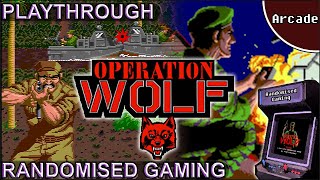 Operation Wolf - Arcade - Intro, Attract & Playthrough of 2 loops (Epilepsy Warning, Heavy Flashing)