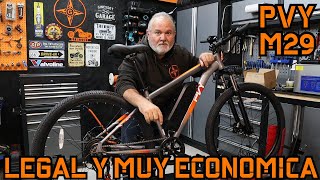 PVY M29 la BICICLETA ELECTRICA muy ECONOMICA y LEGAL / GINESSOT