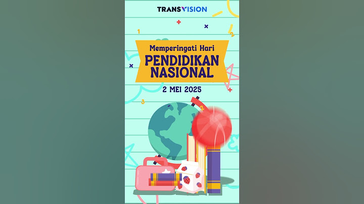 SELAMAT HARI PENDIDIKAN NASIONAL 2025!!