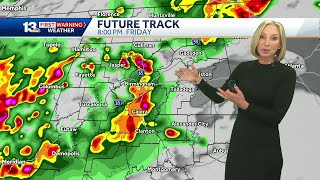 Severe storms with damaging winds and hail likely in Alabama Friday afternoon into Friday night
