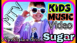 Sugar - Maroon 5 Non Official MTV Kids Friendly Music Sing Dance Video MyMeghanGirl Version 4K