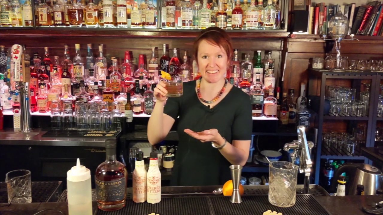 How to make an Old Fashioned | #WhiskeyLab Cocktail Class with Blair - YouTube