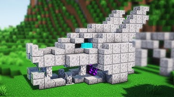 How to Build a Dragon Skull Portal in Minecraft 1.21 - Minecraft Dragon Skull Portal Tutorial