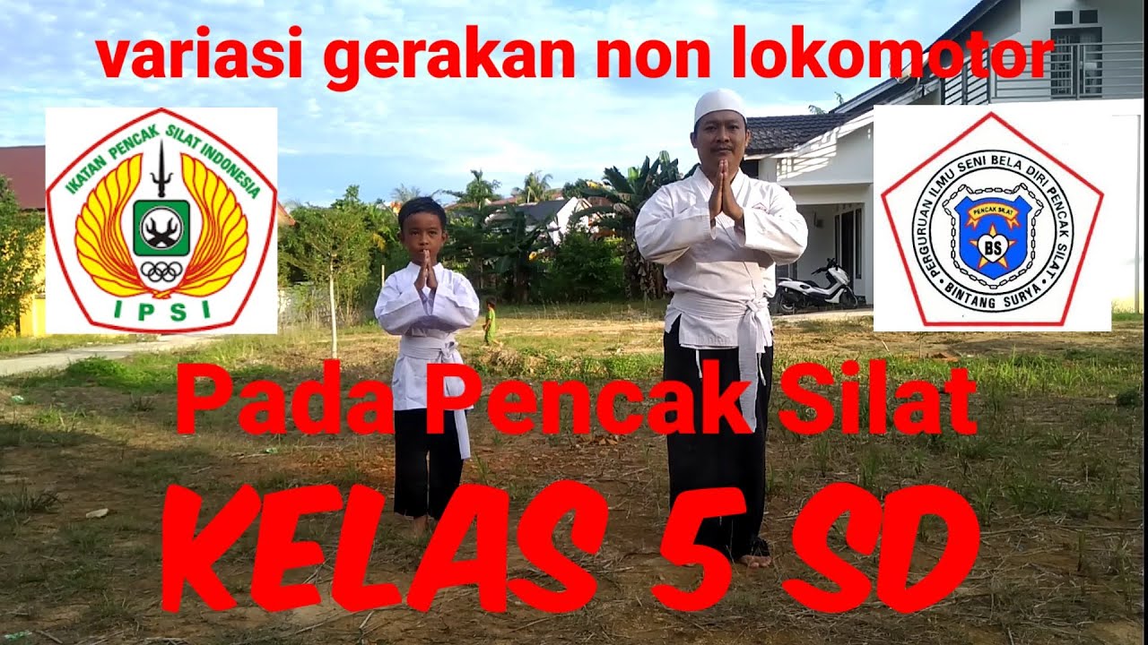 Pembelajaran PJOK kelas 5 Pencak Silat bersama pak Supri Bintang Surya (bag1)