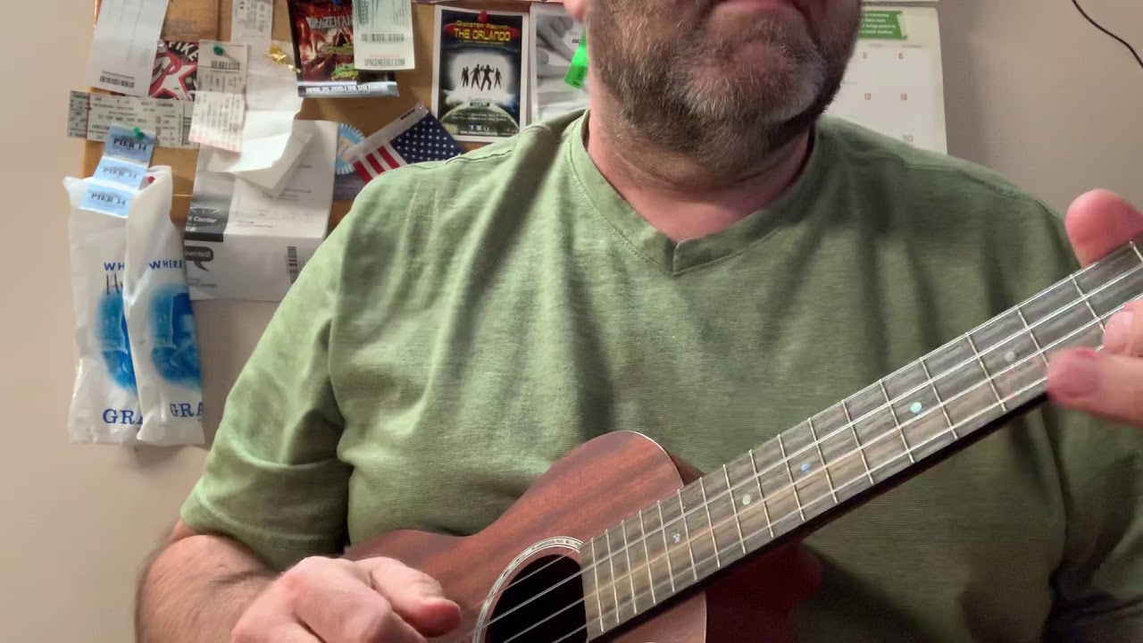 Chris Stapleton Tennessee Whiskey ukulele cover.  Conference Call Concert Series
