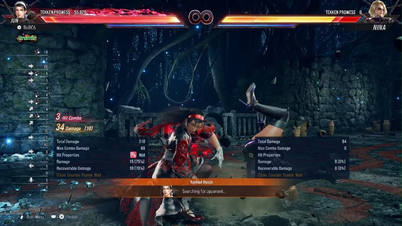 Jun Kazama Wall Carry Combo  - TEKKEN 8