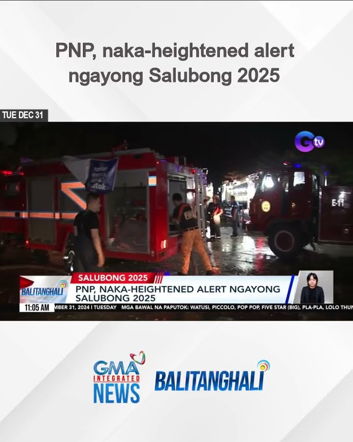 PNP, naka-heightened alert ngayong Salubong 2025 | Balitanghali