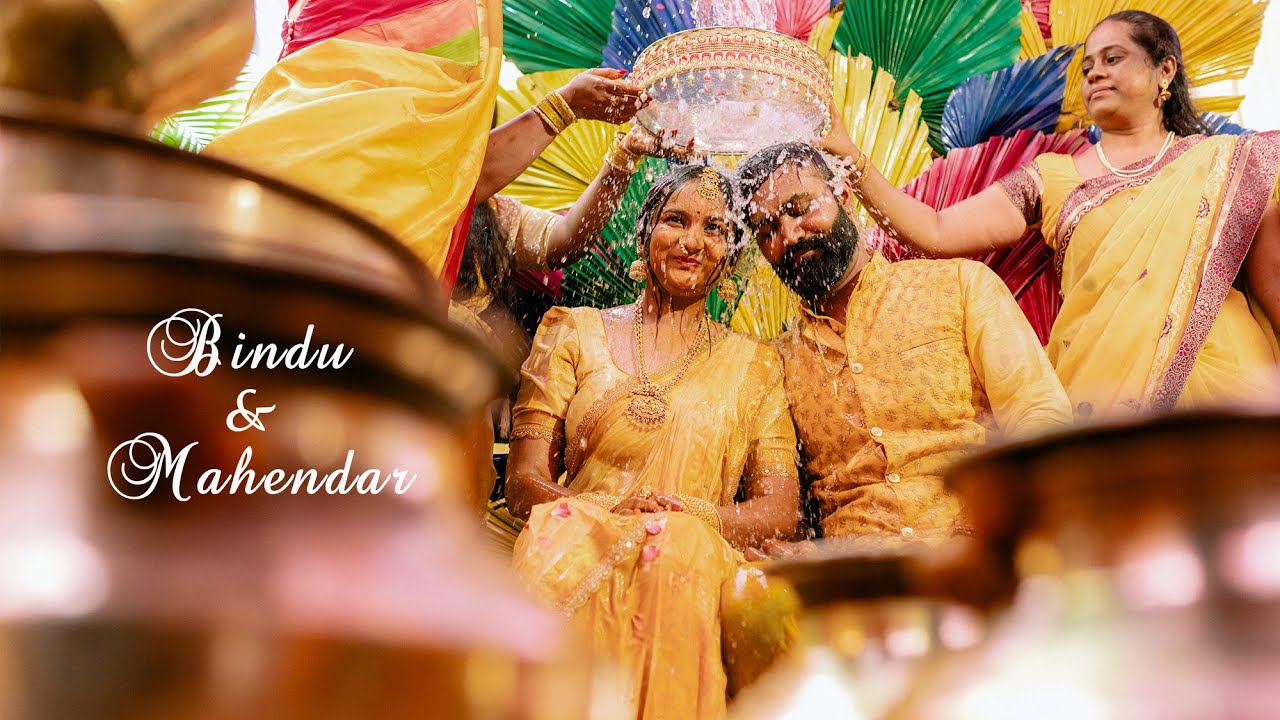 Bindu's Haldi and Mehandi Ceremony Cinematic candid video in 4K