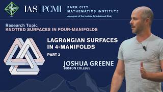 Pt. 3 – Lagrangian surfaces in 4-manifolds | Joshua Greene, Boston College | IAS/PCMI
