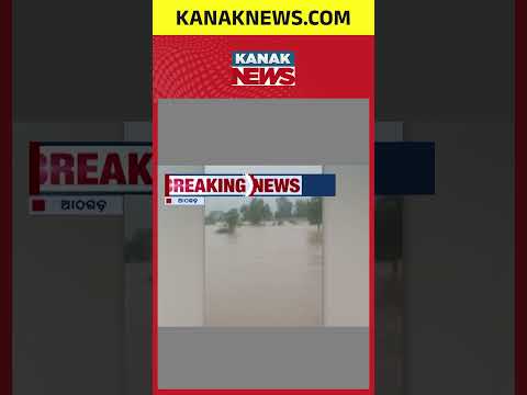 Shocking Scene! Two Minors Trapped in Floodwater, Locals Rush for Rescue in Athagarh