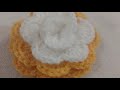 Woolen#flower#2 colour#crochet#handmade#craft#poshak#bandharwar#creative#video