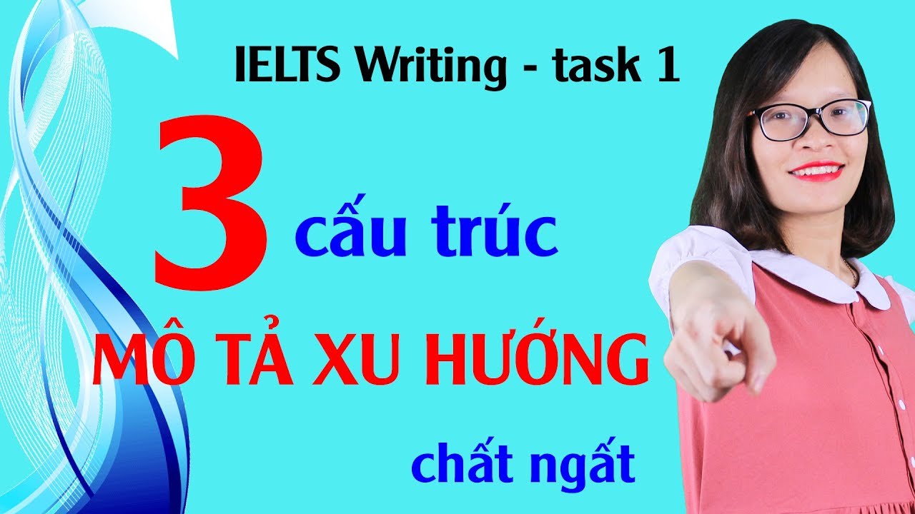 IELTS Writing task 1 Bài 3: Ba cấu trúc mô tả xu hướng quan trọng | IELTS Thanh Loan