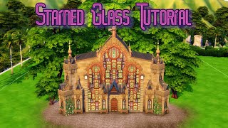 🛠 Easy Stained Glass Tutorial 🛠 | noCC | The Sims 4