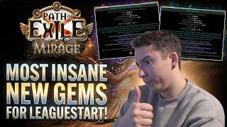 Most Insane New Gems In Mirage League Path Of Exile 3.28