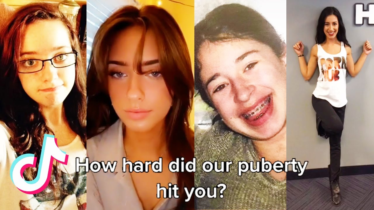 how-hard-did-puberty-hit-you-use-2-pictures-tiktok-compilation-youtube