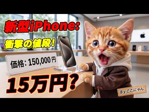 号泣】ここにゃん、お茶をこぼしてスマホが壊れた…15万円のiPhoneを