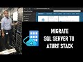 How to migrate SQL Server to Microsoft Azure Stack