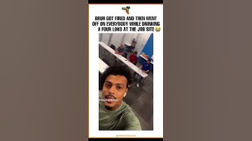 Man Crashes Out After Being Fired From Job😱😭 (Must Watch) #trending #viral #comedy #nodiddy