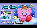 Draw Along: How to Draw Kirby Step-by Step Tutorial in Real Time Digital Art in Clip Studio Paint