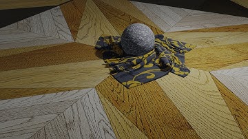 Blender Cloth Simulation [1]-Eevee render
