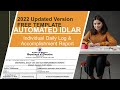 FREE| Individual Daily Log and Accomplishment Report (IDLAR) Automated| Updated Version| 2022