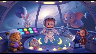 The Little Astronaut’s Quiet Launch Lullaby 🌌🚀 | Gentle Space Bedtime Song for Kids | Peaceful