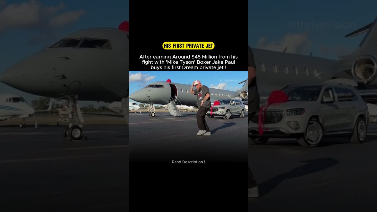 Jake Paul Buys His First Private Jet After Earning $45M ! 