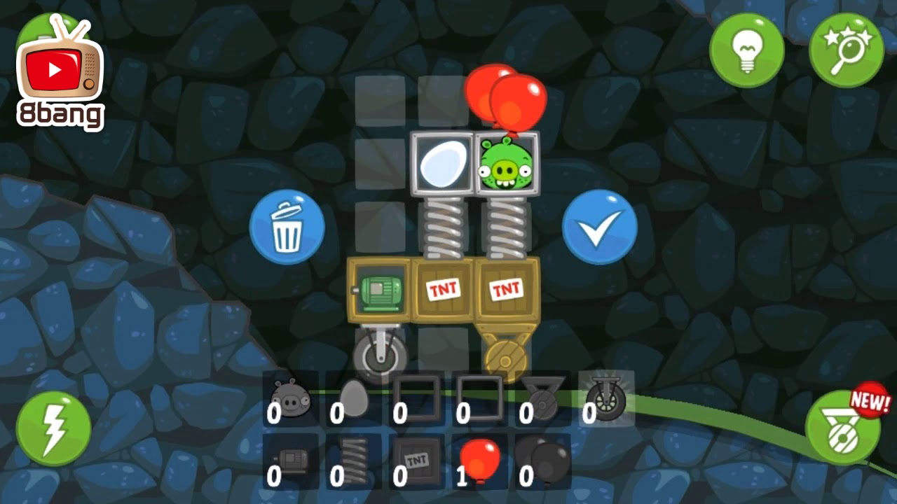 Bad Piggies Flight In The Night Level 31