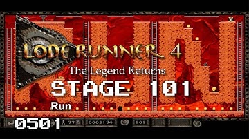 Lode Runner 4 - Stage 101 - Run [0501]