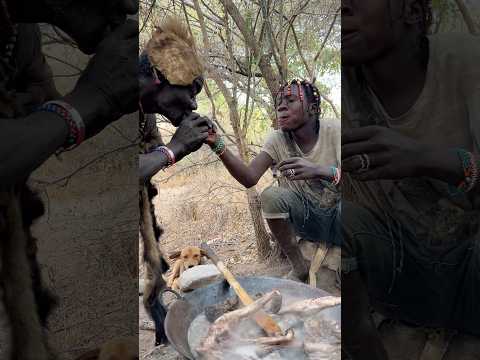 Hadzabe Hunted And Shared With Friends In The Village Africa Batuga Baiga Habal 