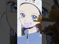 【ちいかわ】モモンガメイク🍑💜ASMR🎧【お絵描き垢抜け】chiikawa momonga makeup #asmr #ちいかわ #イラスト #art #drawing