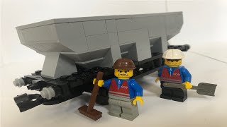 Lego Br Iron Ore Hopper Wagon Moc
