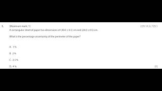IB Physics - 22N.1A.SL.TZ0.1 Solved