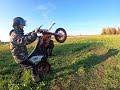 Mini Cross KXD 706A 50cc Prezentacja i Jazda . Ogień na tłoki ;)