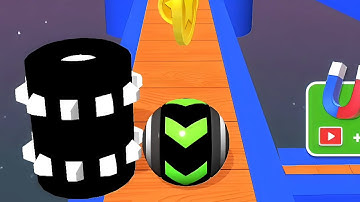 Sky Rolling Ball 3D Gameplay Speedrun Max All Levels 148