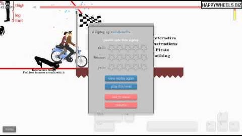 Level Ninja NPC - Happy Wheels Game - Level Walkthrough