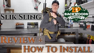 Slik Sling Review & How to Install - Rifle Carrier Backpack Attachment