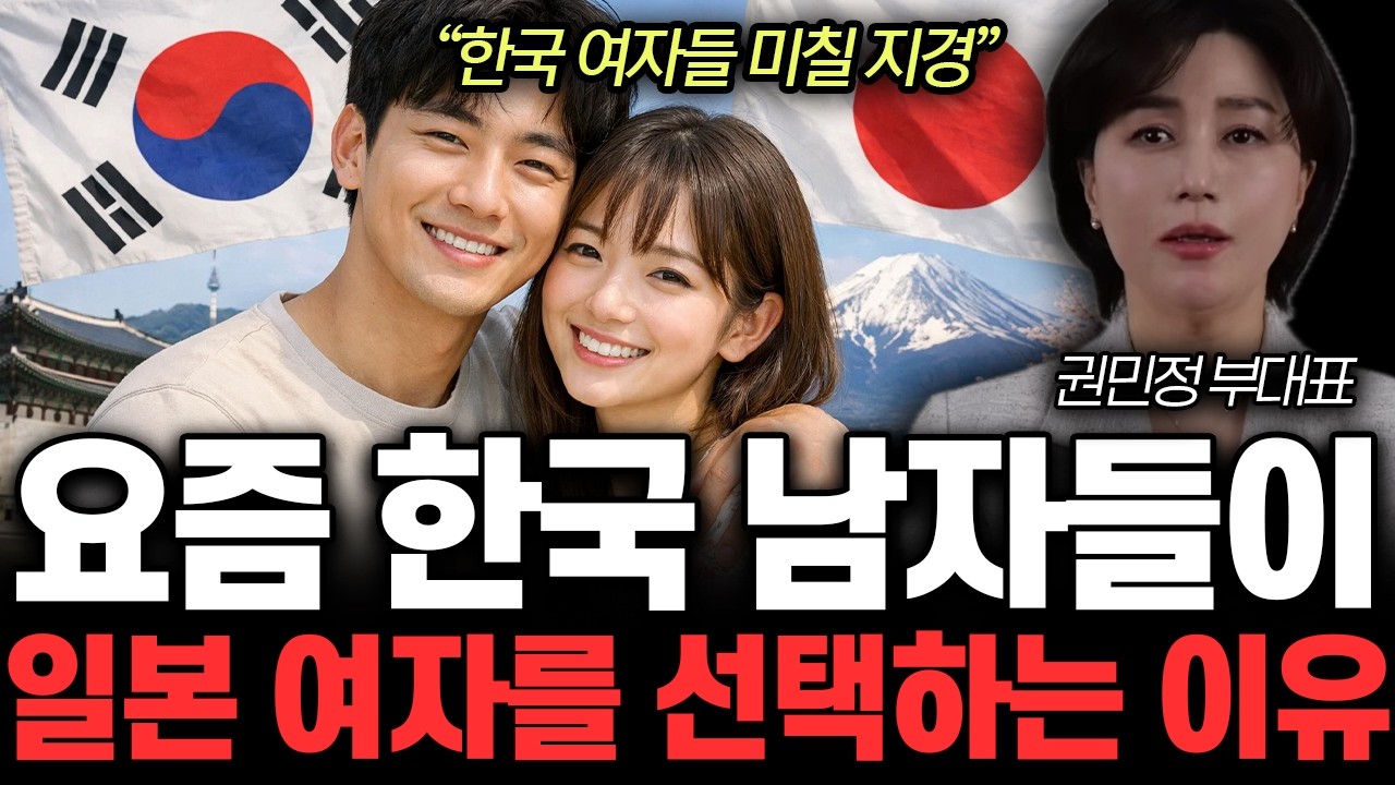 “한국 여자들 미칠 지경” 일본 여성들이 한국 남자를 좋아할 수 밖에 없는 진짜 이유 | 권민정 부대표 3부