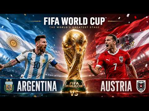 FIFA World Cup 2026 LIVE | Argentina Vs Austria LIVE | FIFA World Cup 2026 Scorecard & Updates