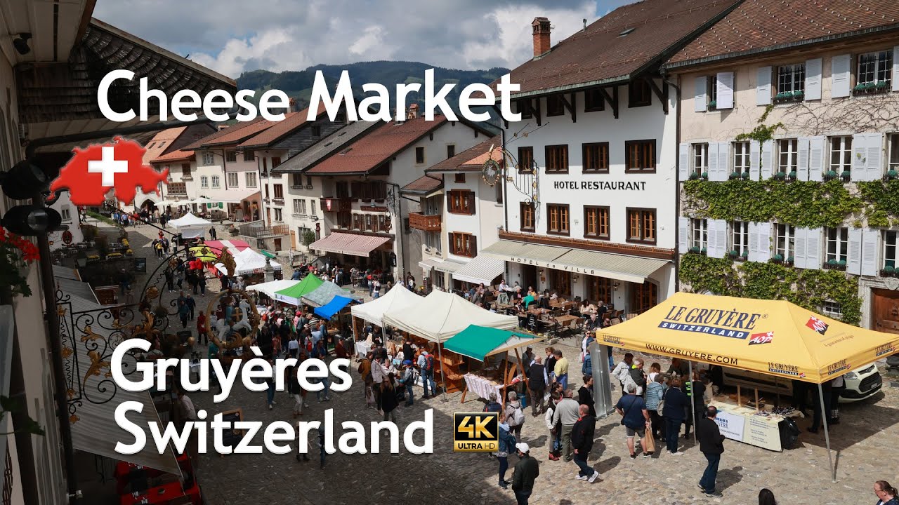Cheese festival in Gruyères
