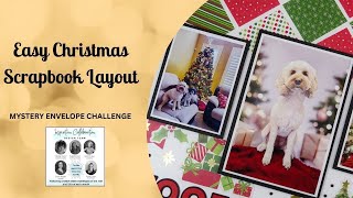 Easy Christmas Scrapbook Layout [Pixels & PaperCrafts]
